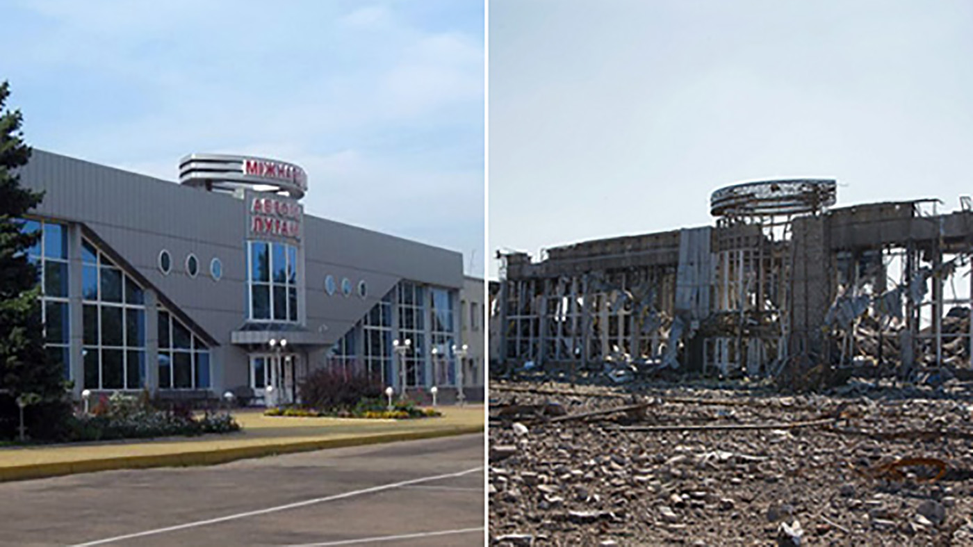 донецкий аэропорт до и после войны