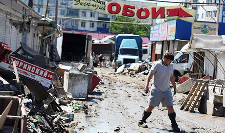 Крымск, местный бизнес после наводнения. Фоторепортаж