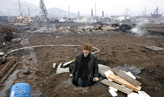 Хакасия после пожара - фоторепортаж