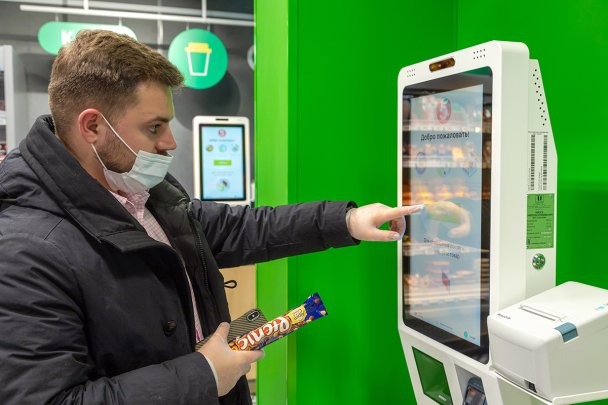 «Пятерочка» открыла первый магазин без кассиров в Москве 