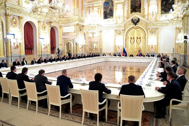 Кто пришел на встречу Путина с крупным бизнесом