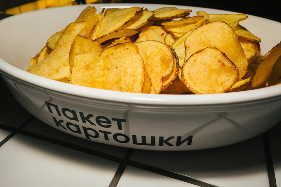 Картофельные чипсы за 5 минут - рецепт автора Ирина Ельникова