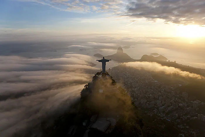 Красивый панорамный вид на столицу бразилии бразилиа