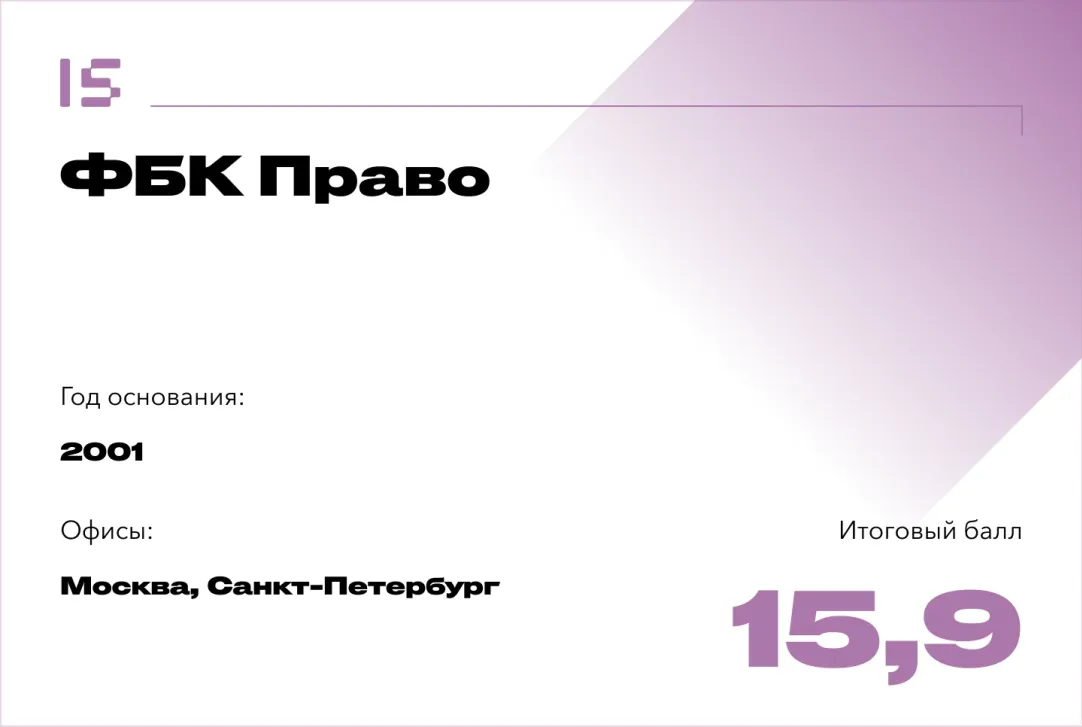 Лучшие юридические компании России. Рейтинг Forbes | Forbes.ru