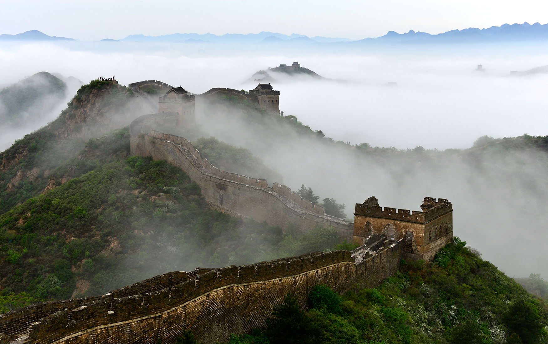 Пейзаж китайская стена