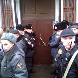 Первый день оглашения приговора Ходорковскому и Лебедеву