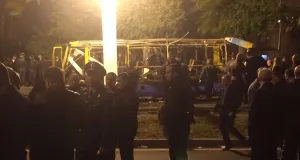 В Ереване взорвался пассажирский автобус