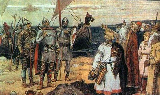 Картина Аполлинария Васнецова «Призвание варягов»