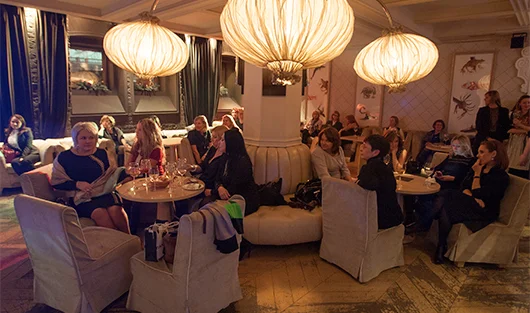 Рождественский коктейль Forbes Women Club