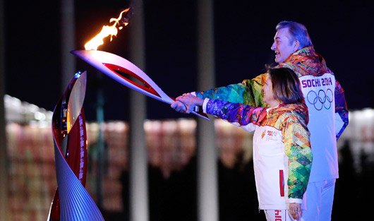 В Сочи прошла церемония открытия Олимпийских игр