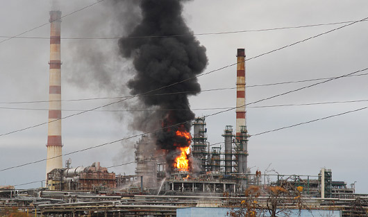 «Роснефть» в огне: как горели нефтезаводы компании