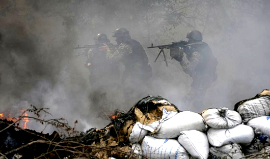 Донбасс в огне: украинские силовики атаковали ополченцев в Славянске
