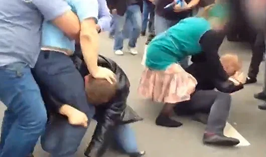 Драка на Матвеевском рынке