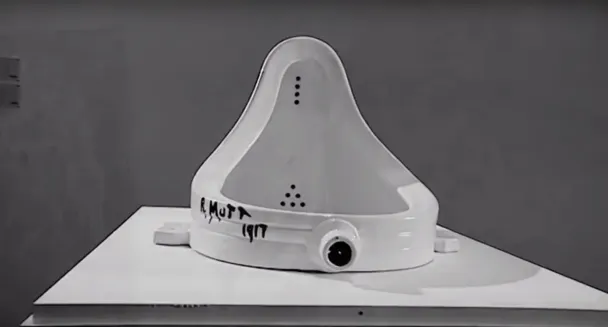 Кадр из фильма "Marcel Duchamp: Iconoclaste et Inoxydable"