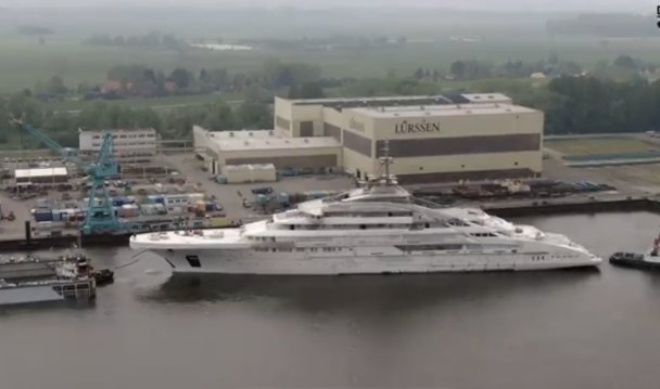 Список самых больших яхт мира пополнило новое судно 