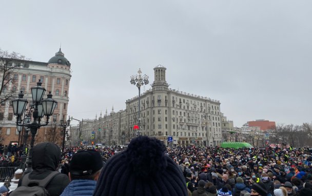 В Москве началась несанкционированная акция протеста