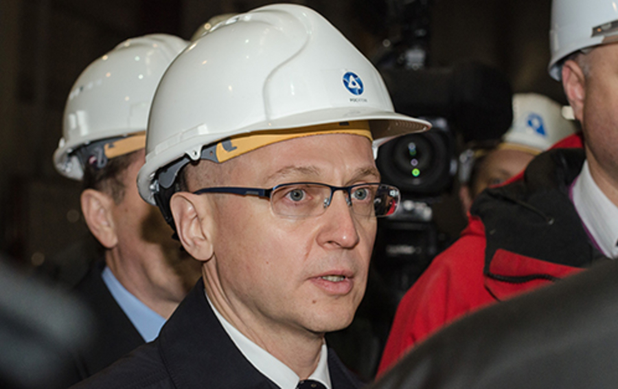 Глава Федерального агентства по атомной энергии (Росатом) Сергей Кириенко во время посещения Нововоронежской атомной станции НВАЭС-2.