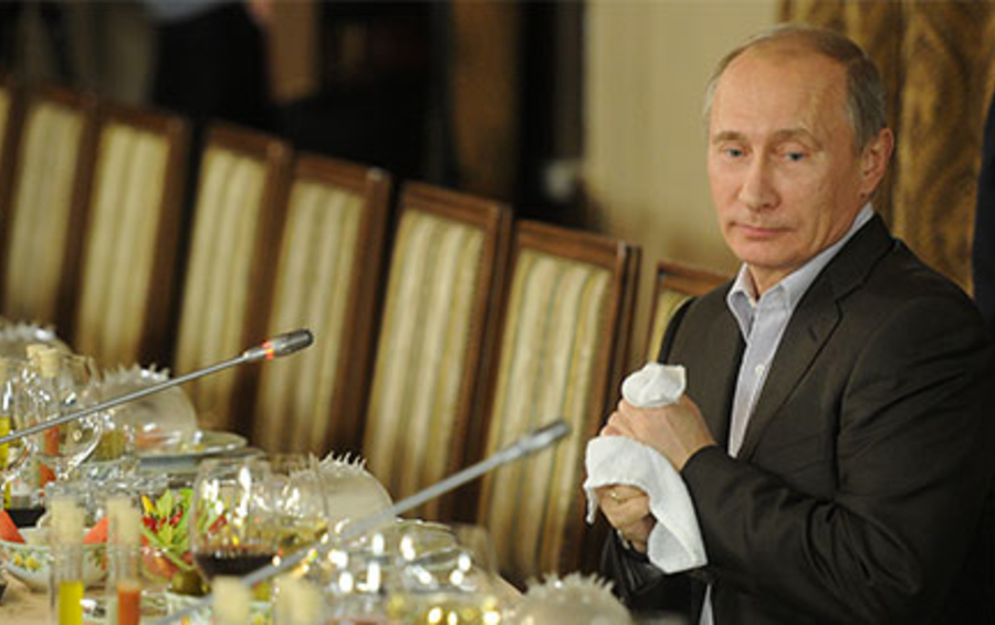 Владимир Путин во время заседания Международного дискуссионного клуба «Валдай»