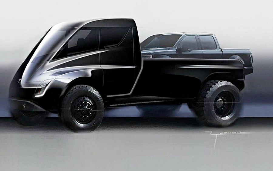 Иллюстрация Tesla
