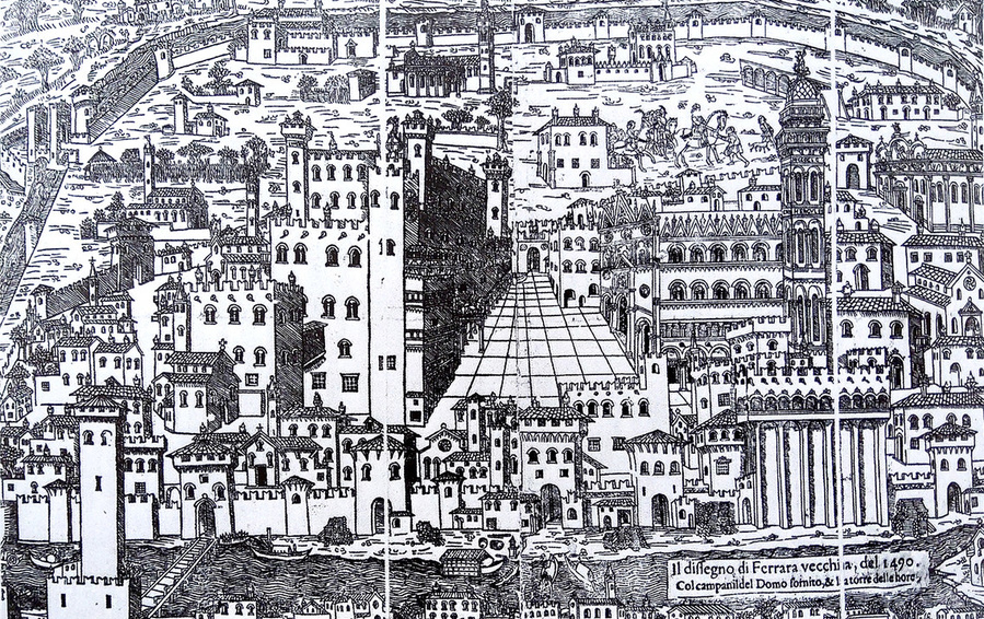 1499. Гравюра на дереве Модена, Библиотека Эстенсе
