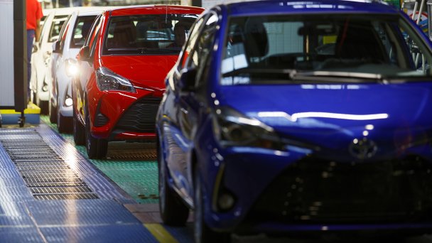 На одном из производств Toyota Motor (Фото: Getty Images)