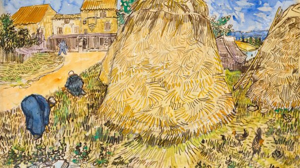 Ван Гог «Стога пшеницы» 