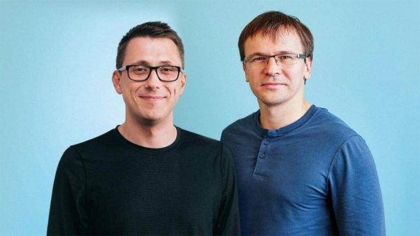 Алексей Шевченко (слева) и Максим Литвин — двое из трех основателей Grammarly (Фото DR)