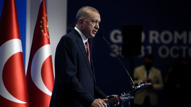 Президент Турции Реджеп Эрдоган (Фото Antonio Masiello/Getty Images)