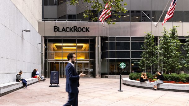 Штаб-квартира Blackrock в Нью-Йорке. (Фото Jeenah Moon / Bloomberg via Getty Images)
