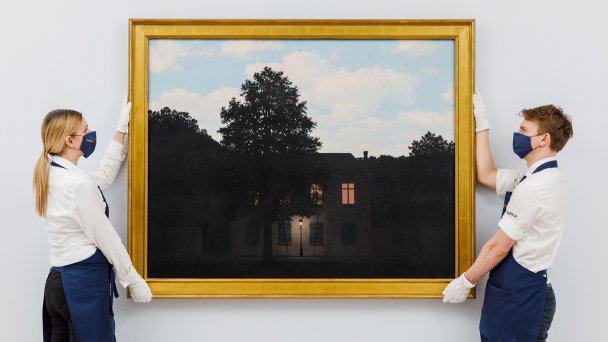 Рене Магритт, из серии «Империя света», эстимейт $60 млн (Фото Sotheby's)