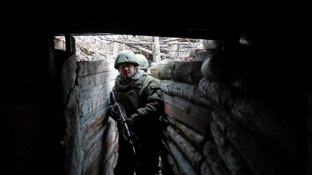 Военные самопровозглашенной Луганской народной республики (Фото Alexander Ermochenko / Reuters)