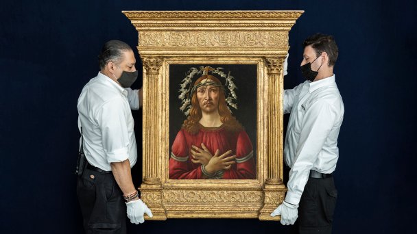 Сандро Боттичелли, «Муж скорбей» (Фото Sotheby's)