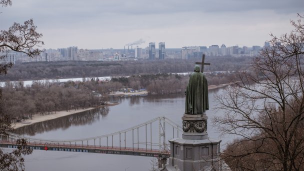  Киев во время «военной спецоперации» РФ на Украине (Фото Andre Luis Alves / Anadolu Agency via Getty Images)