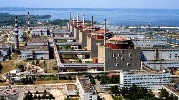 Вид на Запорожскую АЭС в мирное время. Фото «Энергоатом»