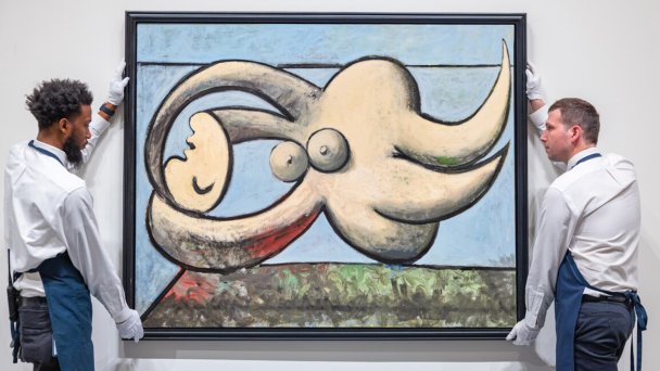 Картина «Лежащая обнаженная» (Femme nue couchée) испанского художника Пабло Пикассо (Фото Sotheby's)