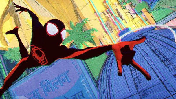 Кадр из сиквела анимационного фильма «Человек-паук: Через вселенные»