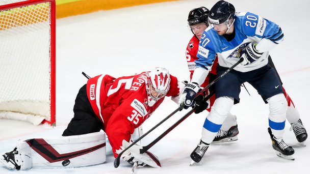 Матч группового этапа чемпионата мира по хоккею — 2021 (Фото Натальи Федосенко / ТАСС)