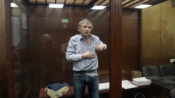 Алексей Горинов во время слушания в зале суда в Москве, 21 июня 2022 года. (Фото AP / TASS)