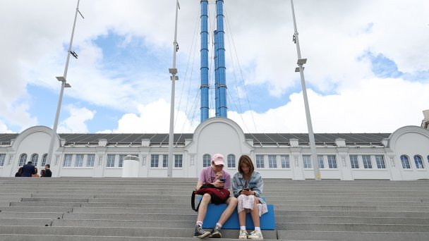 Фортепианный фестиваль Pianissimo проходит в «Доме культуры ГЭС-2» на Болотной набережной. (Фото Валерия Шарифулина / ТАСС)