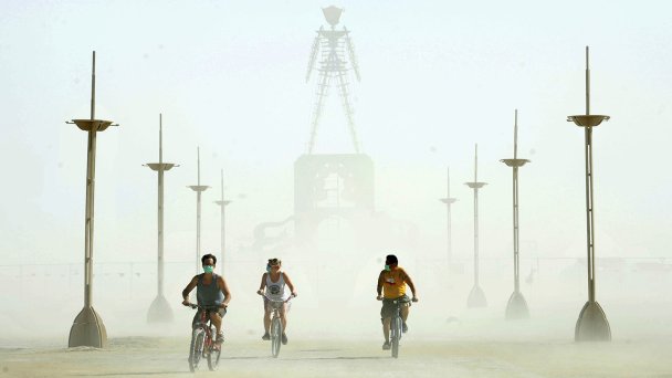 Фестиваль Burning Man 2022 в пустыне Блэк-Рок в Неваде (Фото AP / TASS)