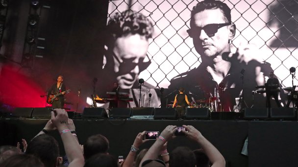 Концерт британской группы Depeche Mode в Москве в 2017 году (Фото Вячеслава Прокофьева / ТАСС)