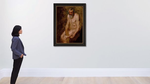 Этюд  Антониса Ван Дейка «Святой Иероним с ангелом» (Фото Sotheby's)