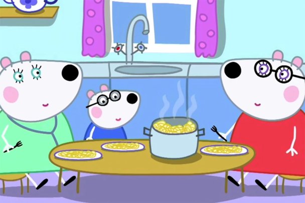 Кадр из мультфильма «Свинка Пеппа»