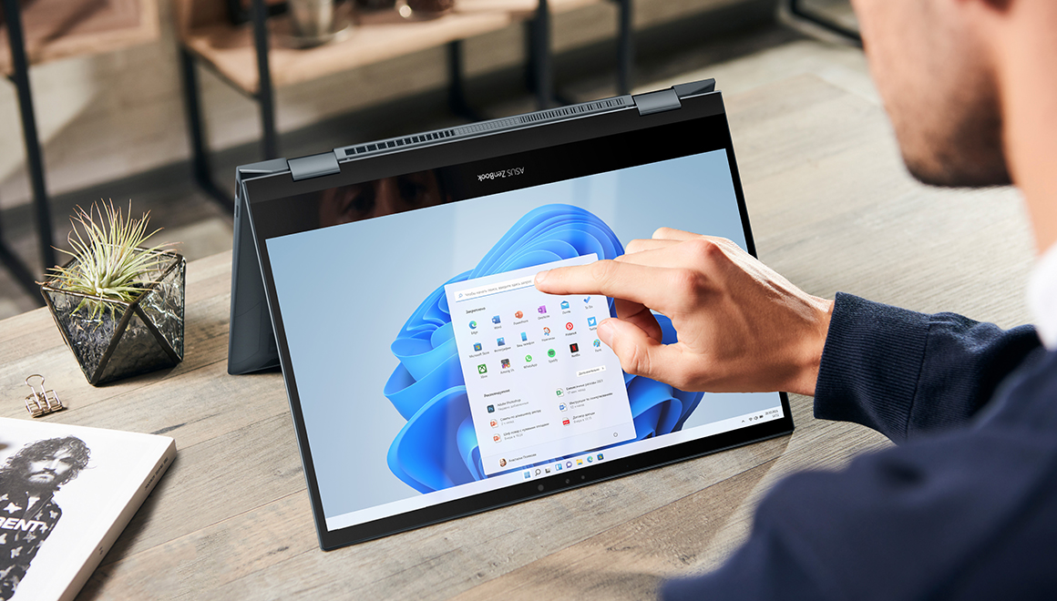 Продуктивность и синергия: ASUS ZenBook Flip 13 OLED с Windows 11 ...