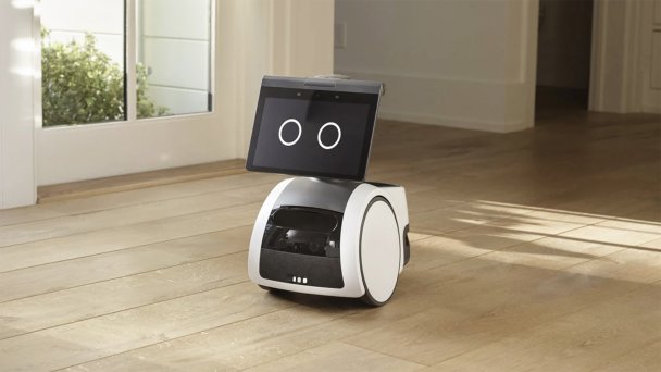 Трехколесный робот-помощник Astro сможет обслуживать жильцов одноэтажных домов. (Фото Amazon)