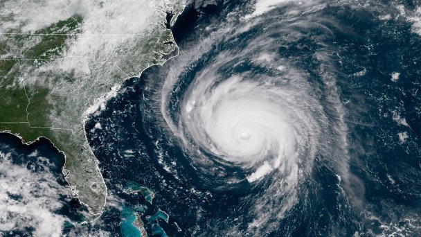 Ураган «Флоренс» (Фото: GOES-East NOAA)