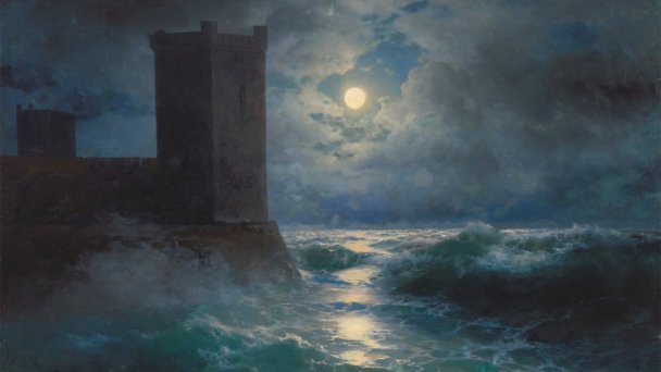 Иван Айвазовский «Генуэзские башни на Черном море» (Фото Christie's)