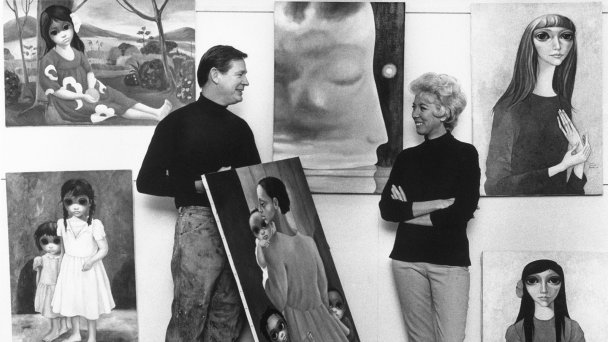 Художница Маргарет Кин и ее муж Уолтер Кин (Фото: Bettmann/Getty Images)