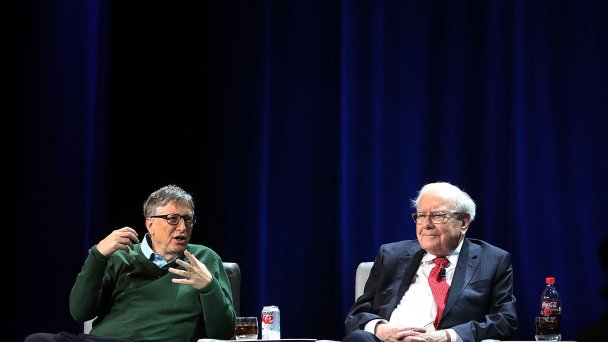 Билла Гейтс и Уоррен Баффет (Фото Spencer Platt / Getty Images)