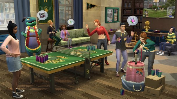 Компьютерная игра в жанре симулятора жизни The Sims 4